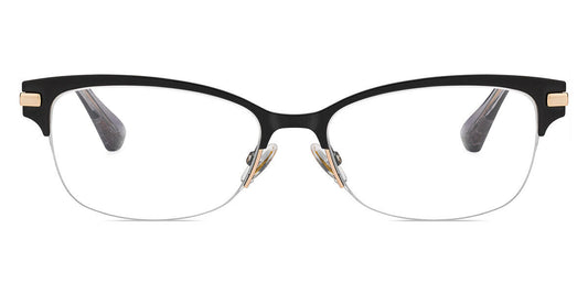 Jimmy Choo Eyeglasses JC182 OLZ00 53mm Matte Black Gold Copper / Demo Lens