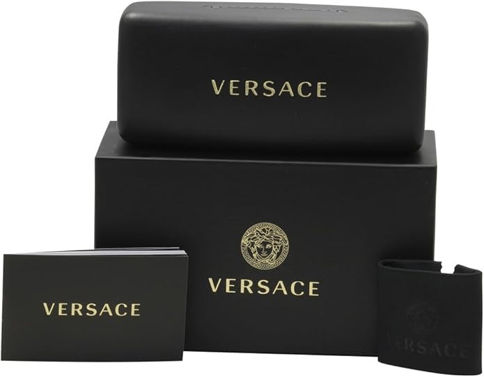 Versace VE1302 1000 Pilot Eyeglasses 57mm Silver / Demo Lens