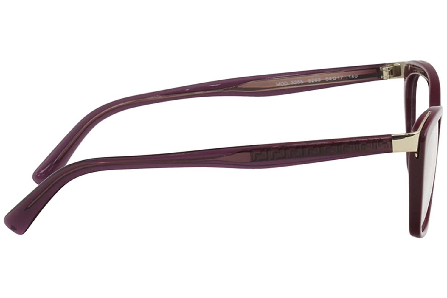 VERSACE Cat-Eye Eyeglasses VE3255 5263 52mm Violet / Demo Lens