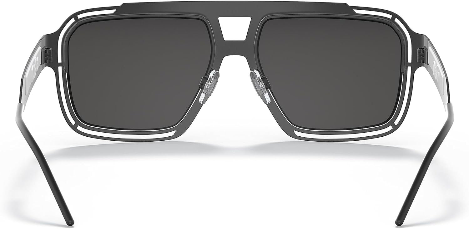 Dolce & Gabbana Sunglasses DG2270 3276/87 57mm Matte Black Grey / Grey Lens