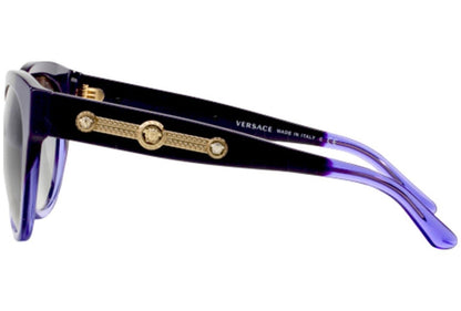 Versace Sunglasses VE4294 51498G 56mm Violet Transparent / Grey Gradient Lens
