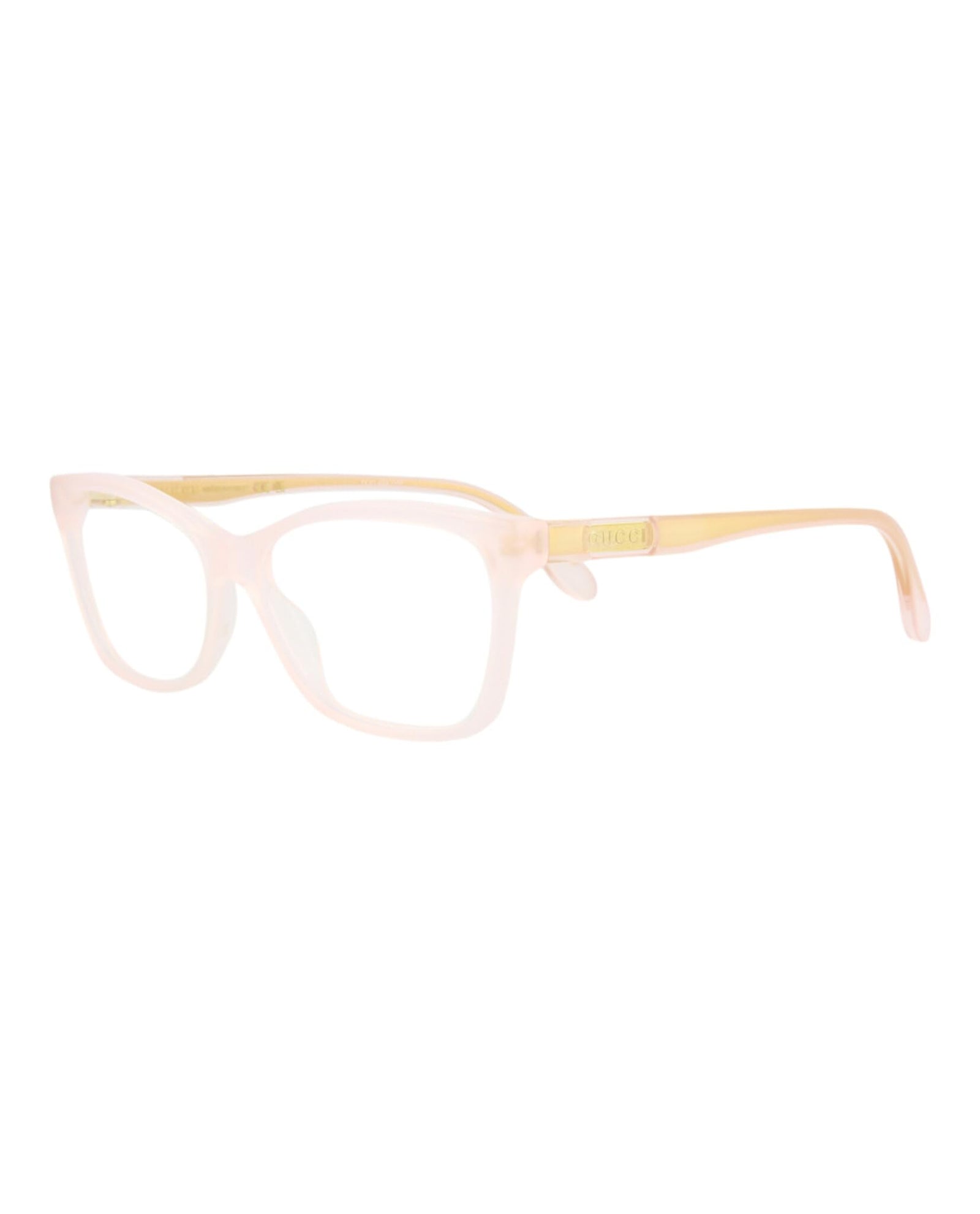 Gucci Eyeglasses GG0792O 003 53mm Pink Transparent / Demo Lens