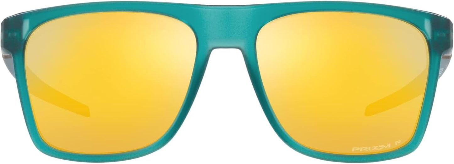 Oakley Leffingwell OO9100 910006 57mm Matte Artic Surf / Prizm 24K Polarized