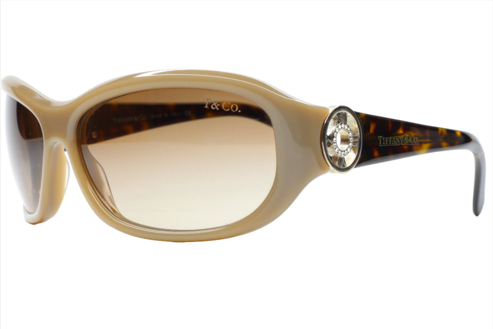 Tiffany & Co Sunglasses TF4010B 80403B 62mm Ivory-Havana / Brown Gradient Lens
