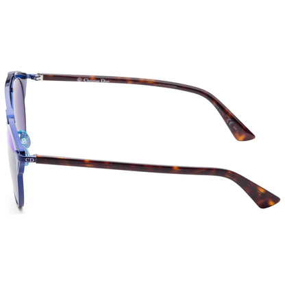 Dior DIORSOREAL KMA8T Sunglasses 48mm Blue-Havana / Blue Lens