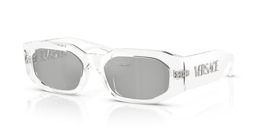 Versace Sunglasses VE4489U 148/8V 55mm Transparent / Clear Mirror Silver Lens