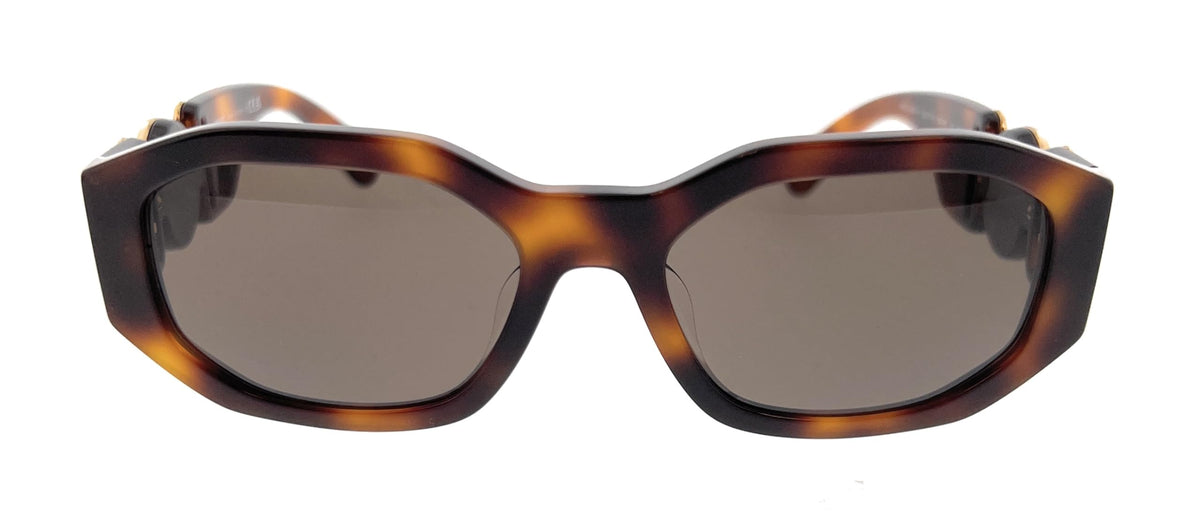Versace Sunglasses VE4361F 521773 53mm Havana / Dark Brown Lens