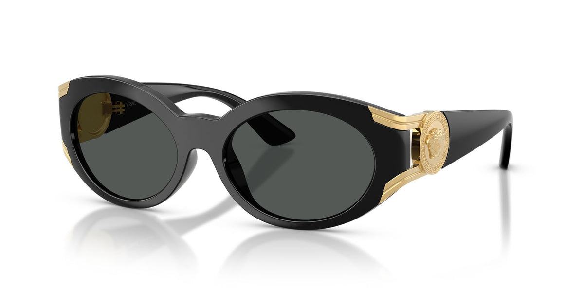 Versace Sunglasses VE4503U GB1/87 55mm Black / Dark Grey Lens