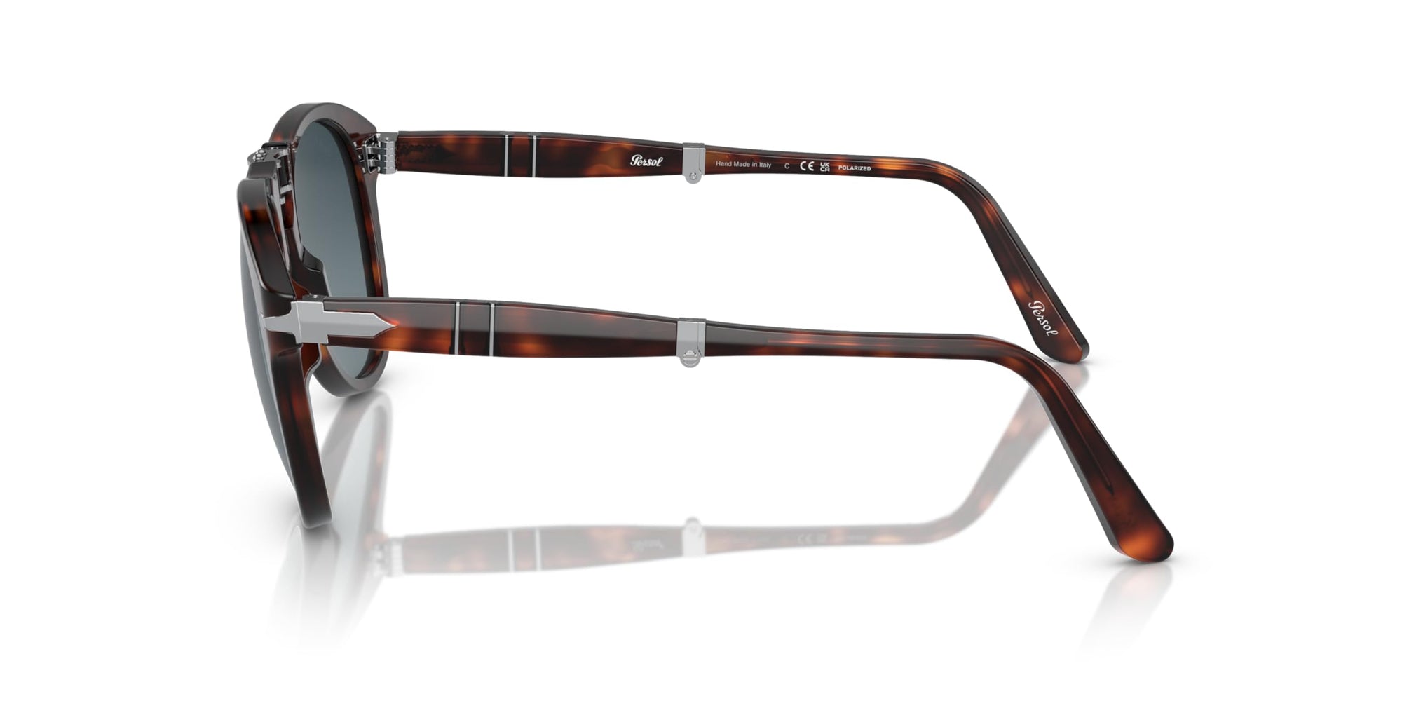 Persol Sunglasses PO0714 24/S3 54mm Havana / Polarized Blue Gradient Lens