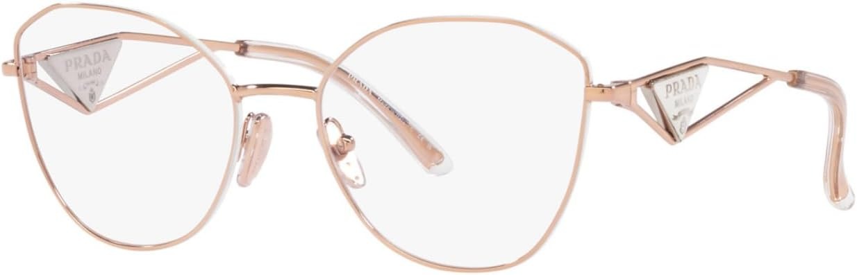 Prada Eyeglasses PR 52ZV SVF 1O1 53mm Pink Gold / Demo Lens