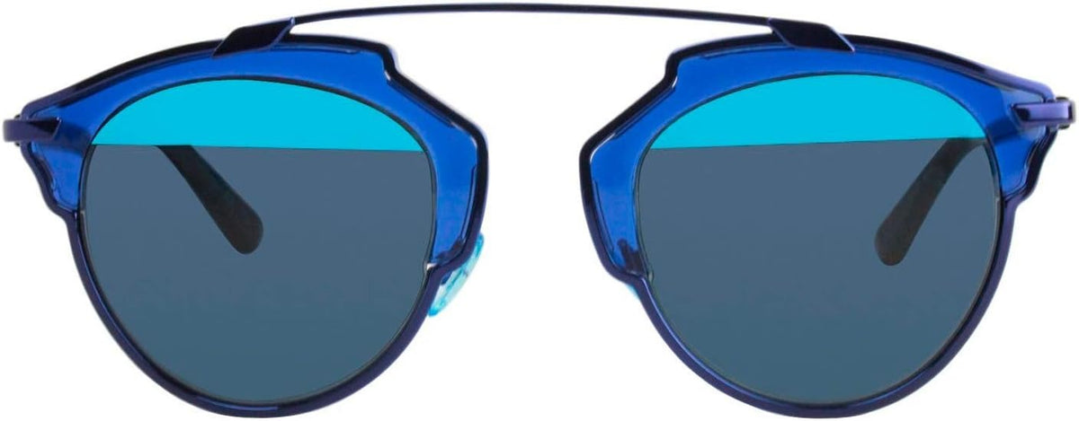 Dior DIORSOREAL KMA8T Sunglasses 48mm Blue-Havana / Blue Lens