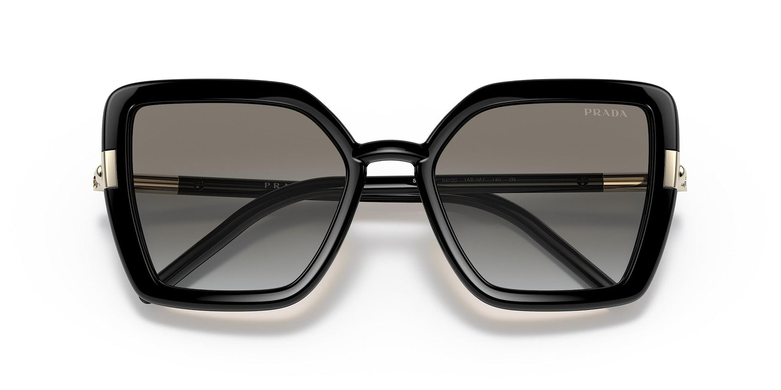 Prada Sunglasses PR09WS 1AB0A7 54mm Black / Grey Gradient Lens