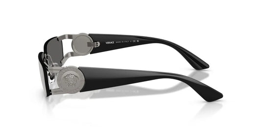 Versace VE2291 10006G Sunglasses 59mm Gunmetal / Dark Grey Mirror Silver Lens