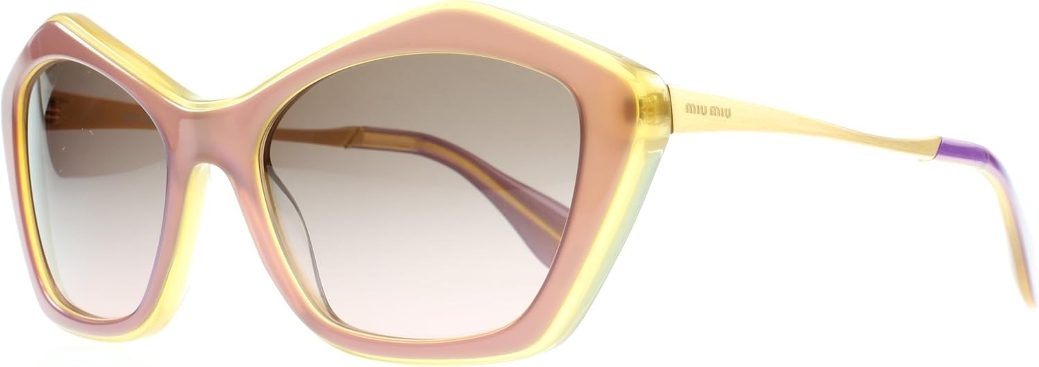 Miu Miu Sunglasses MU02OS MA95P1 57mm Antique Gold Violet / Violet Gradient Lens