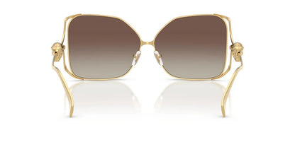 Versace Sunglasses VE2288 1002B8 62mm Gold / Gradient Brown Mirror Silver Lens