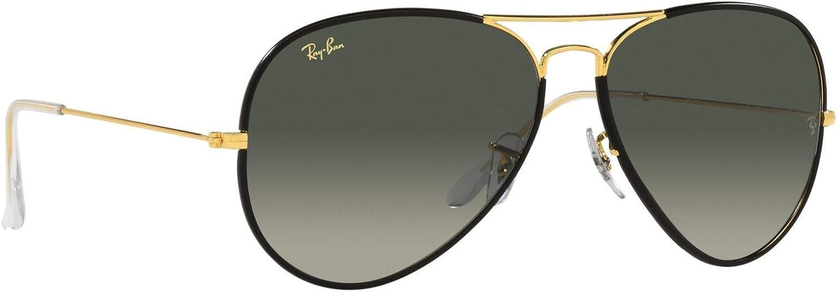 Ray-Ban RB3025JM 919671 Sunglasses 62mm Black on Gold / Grey Gradient Lens