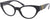 Versace Eyeglasses VE3282 GB1 51mm Black / Demo Lens