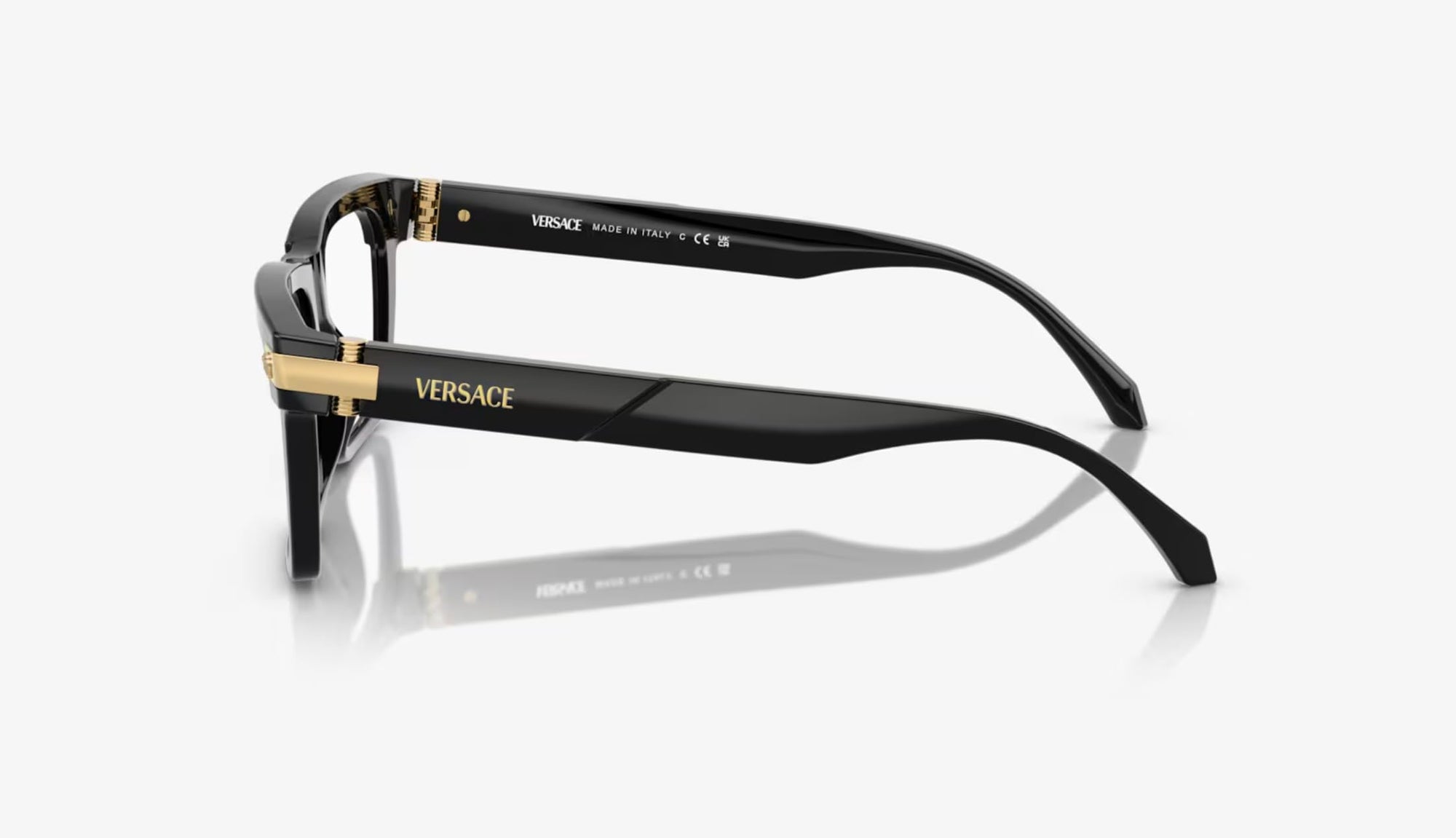 Versace Eyeglasses VE3354 GB1 55mm Black / Demo Lens