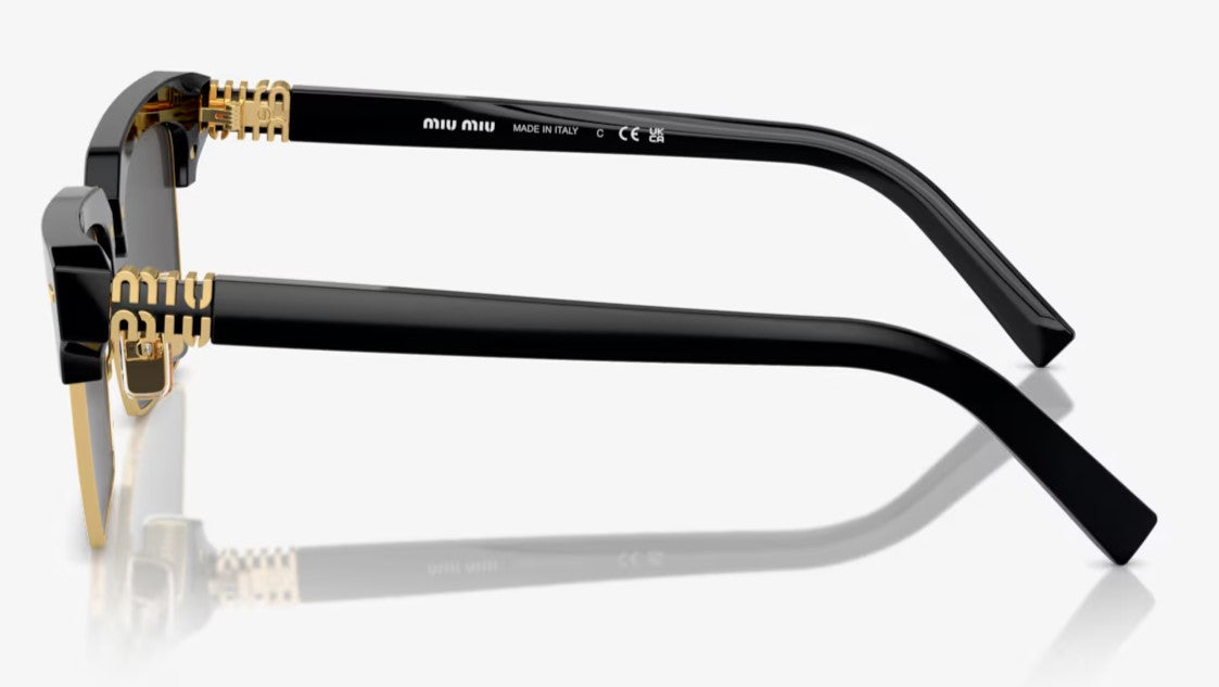 Miu Miu Sunglasses MU 10ZS 1AB-5S0 54mm Black / Dark Grey Lens