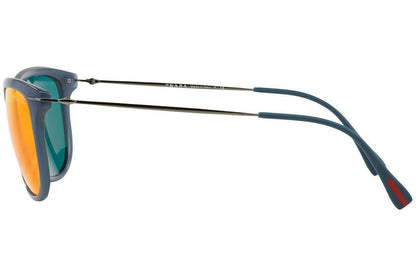 Prada Sport PS01PS JAP6Y1 Sunglasses 56mm Blue / Red Mirror Lens