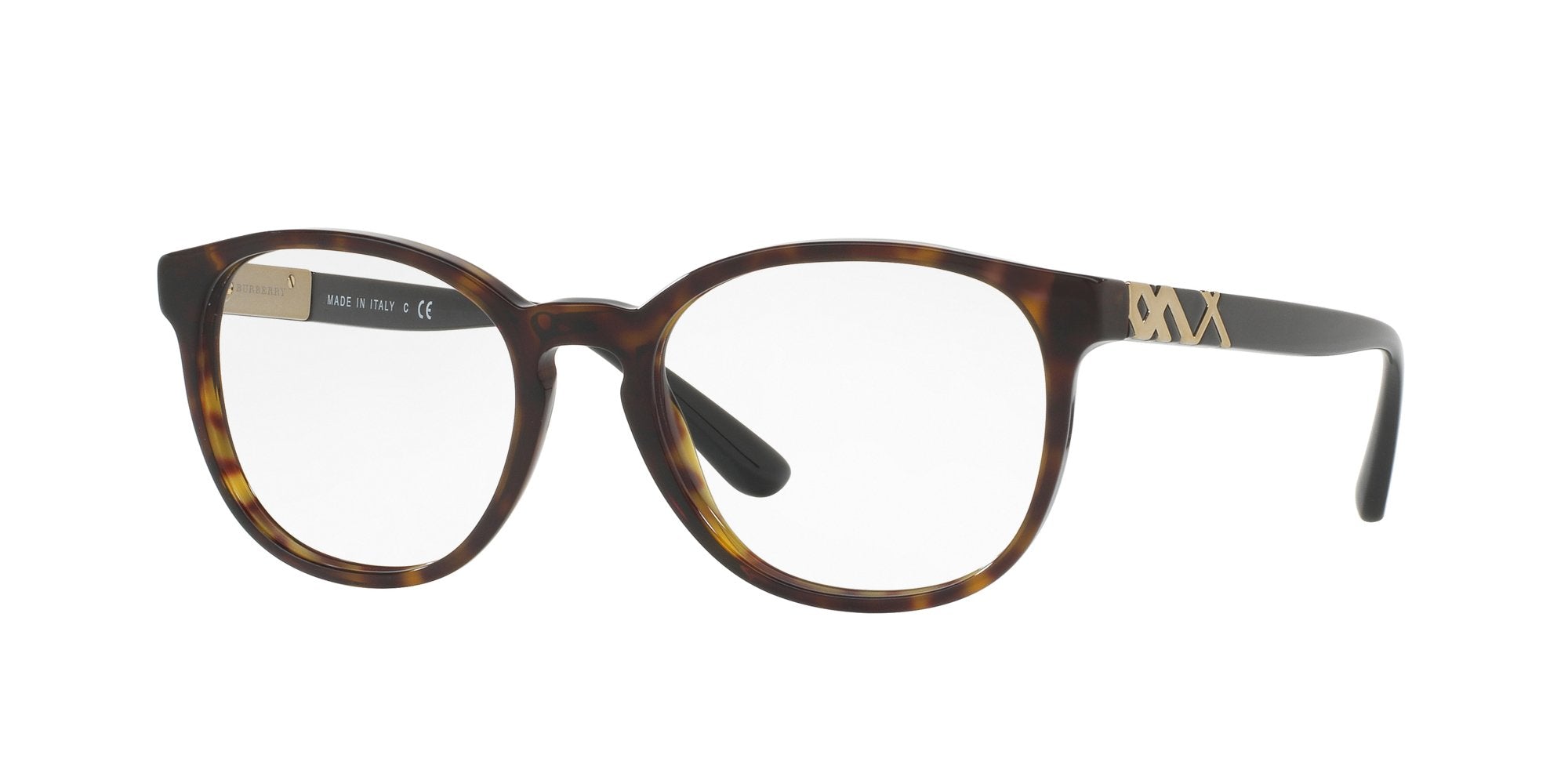 Burberry Eyeglasses BE2241 3002 52mm Dark Havana / Demo Lens [52-18-140]