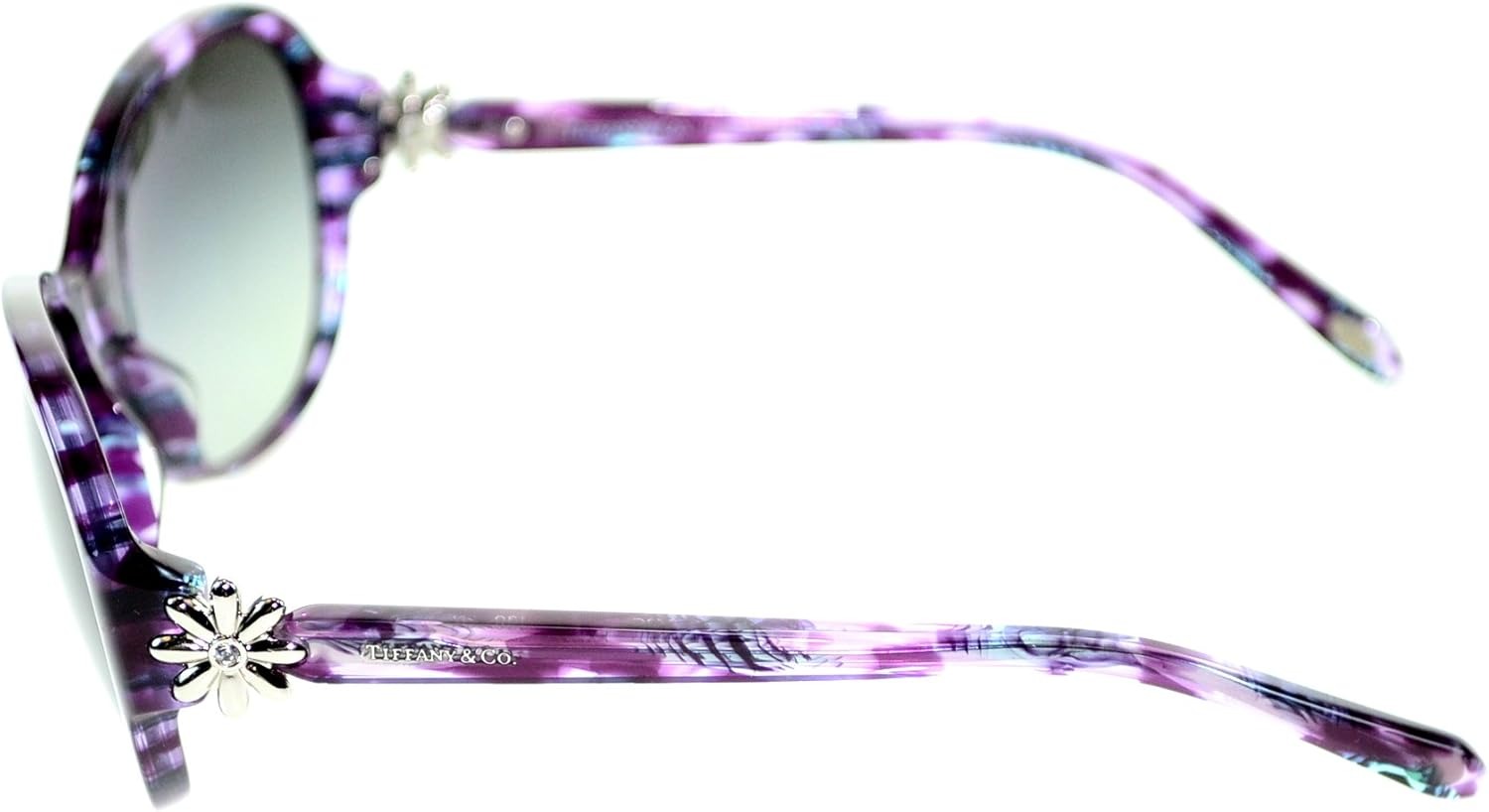 Tiffany & Co VINTAGE Sunglasses TF4068B 81323C 58mm Plum Havana / Grey Lens