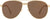 Versace Sunglasses VE2209 100273 58mm Gold / Dark Brown Lens