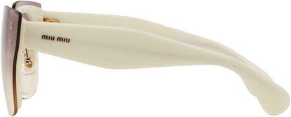 Miu Miu Sunglasses MU04RS 7S31L0 67mm Ivory / Brown Gradient Lens