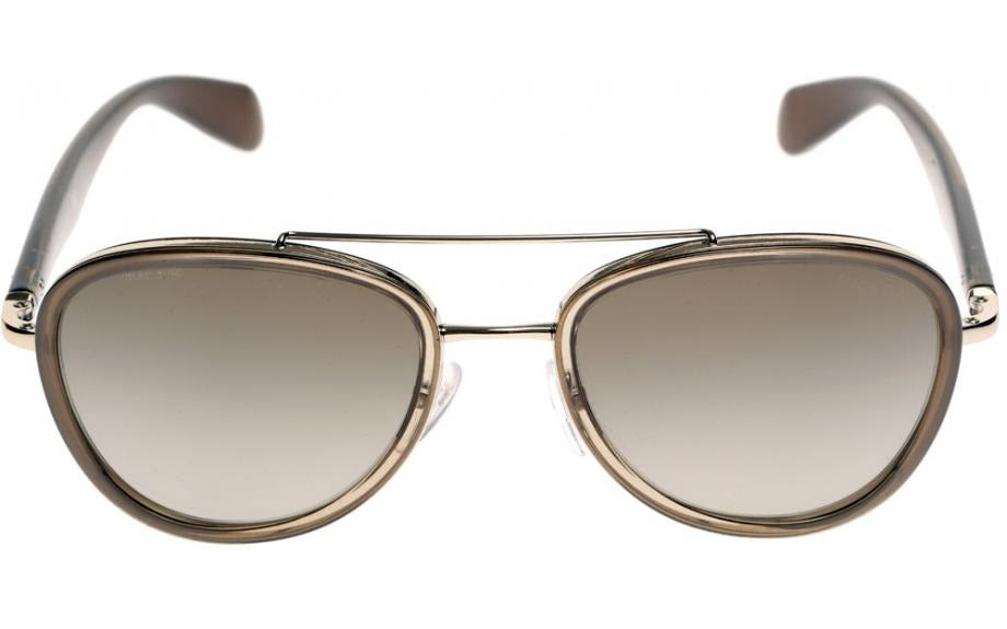 Prada Sunglasses PR51PS ZVN1X1 56mm Pale Gold & Brown / Brown Lens