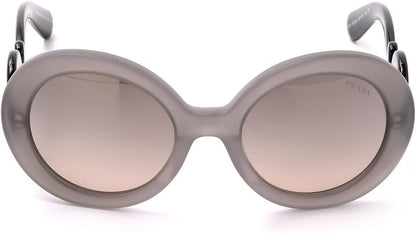 Prada Baroque Sunglasses PR27NS UBV4P0 Matte Grey Black/Brown Silver Mirror