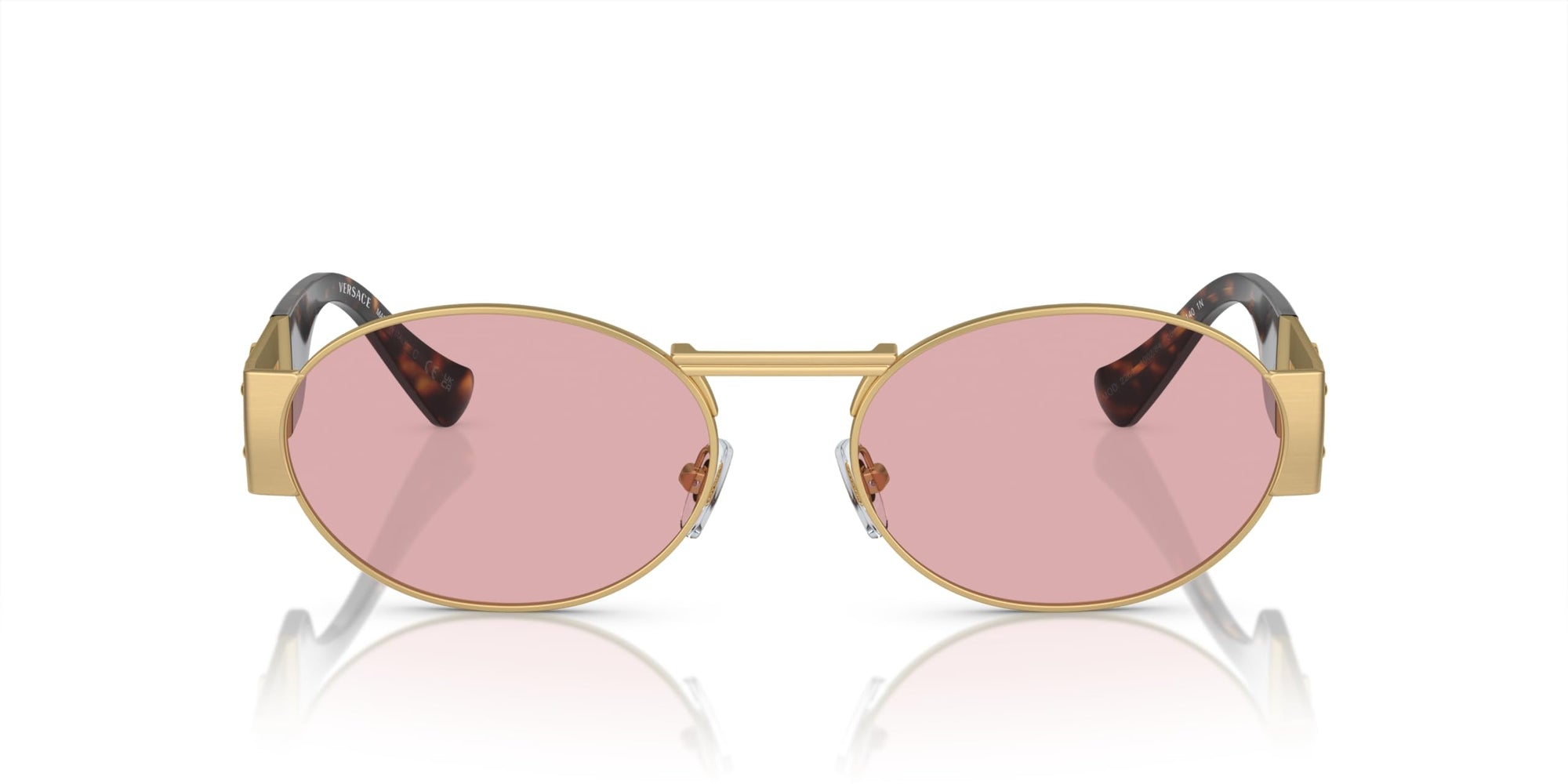 Versace Sunglasses VE2264 100284 56mm Matte Gold / Light Violet Lens