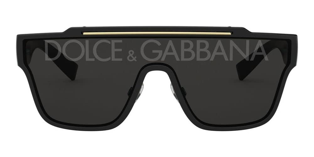 Dolce & Gabbana Sunglasses DG6125 501M Black / Dark Grey Tampo D&G Silver Lens