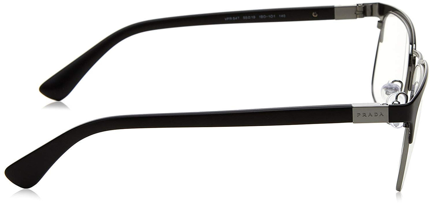 Prada PR 54TV 1BO1O1 Rectangle Eyeglasses Matte Black / Demo Lens