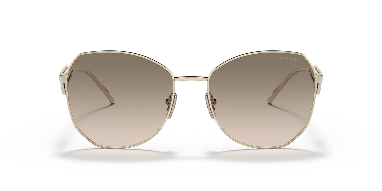 Prada Sunglasses PR57YS ZVN3D0 57mm Pale Gold / Light Brown Gradient Lens