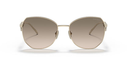 Prada Sunglasses PR57YS ZVN3D0 57mm Pale Gold / Light Brown Gradient Lens