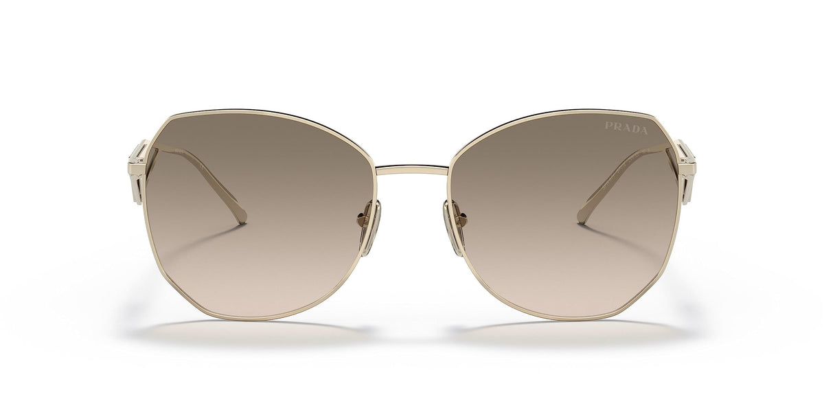 Prada Sunglasses PR57YS ZVN3D0 57mm Pale Gold / Light Brown Gradient Lens