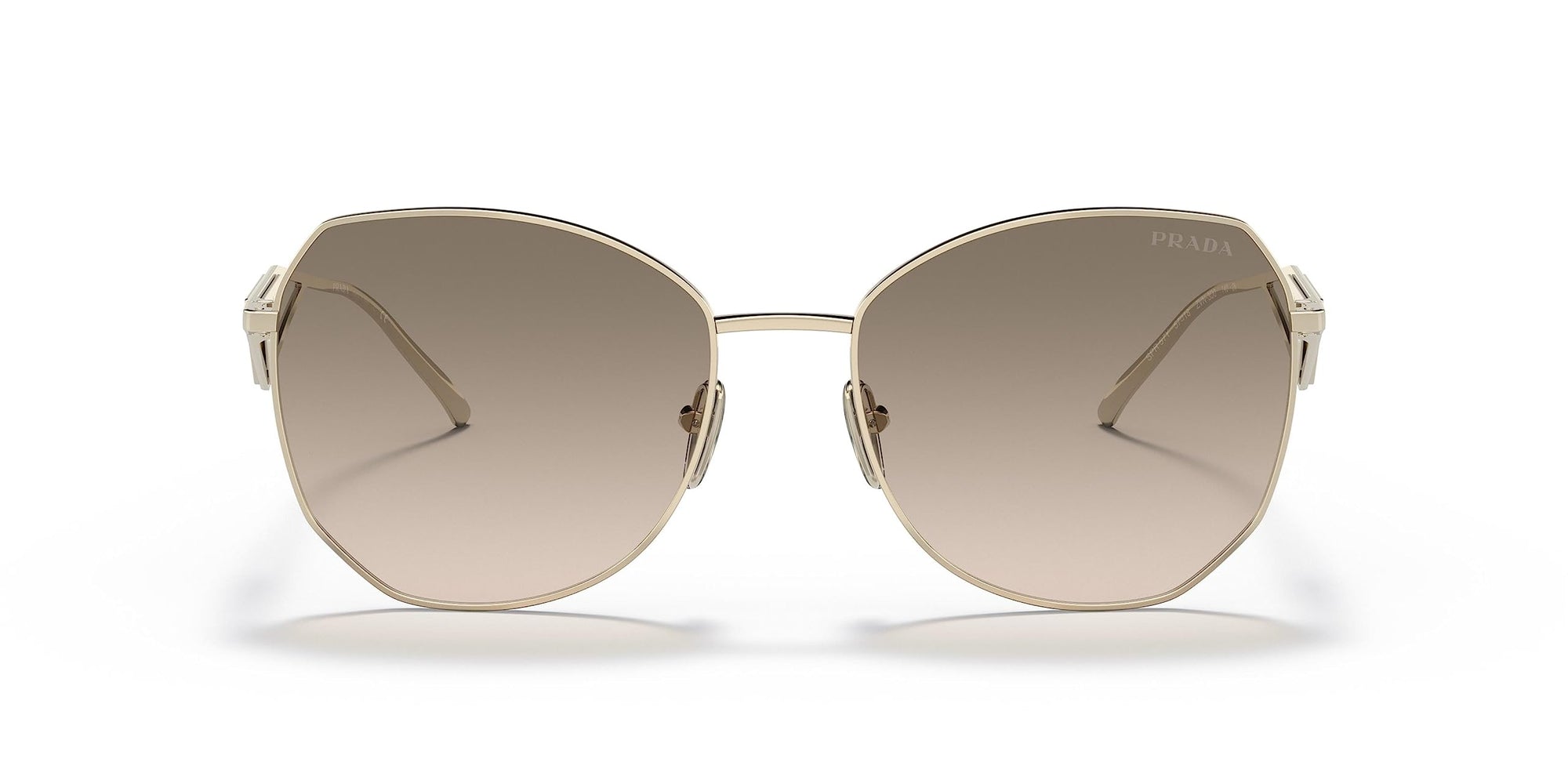 Prada Sunglasses PR57YS ZVN3D0 57mm Pale Gold / Light Brown Gradient Lens
