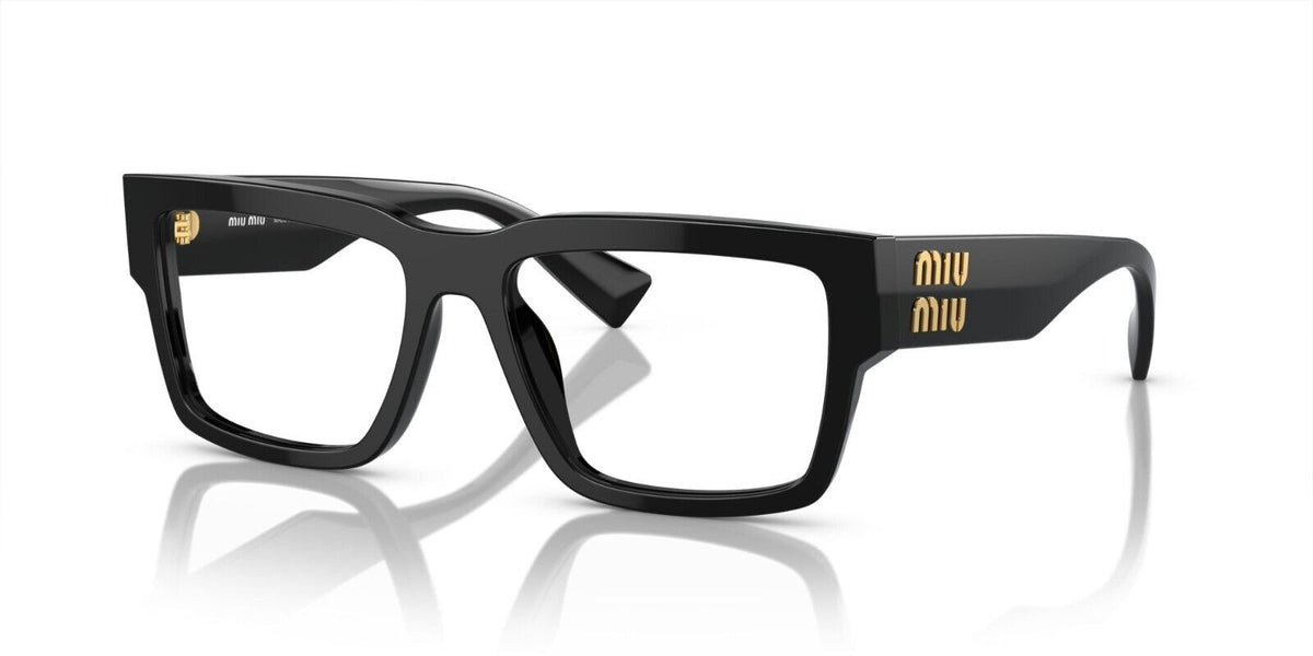 Miu Miu Eyeglasses MU02XV 1AB1O1 54mm Black / Demo Lens