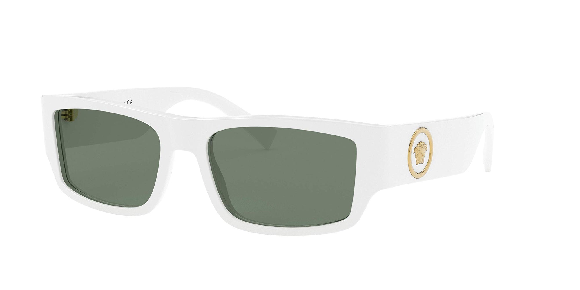 Versace Sunglasses VE4385 532771 56mm White / Dark Green Lens