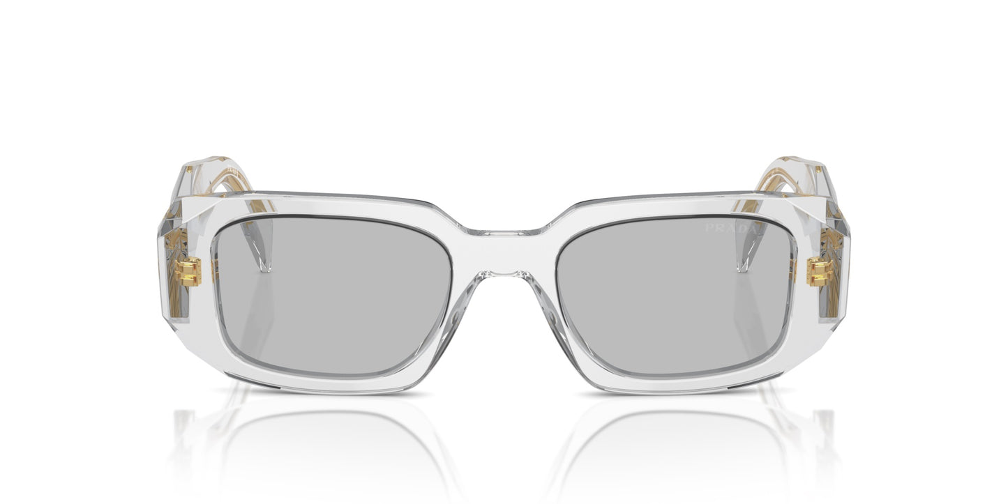 Prada Sunglasses PR17WS 12R30B 49mm Transparent Grey / Light Grey Lens