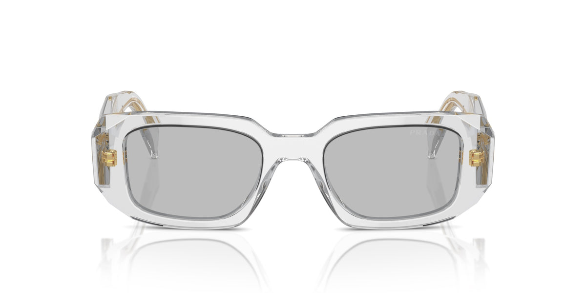 Prada Sunglasses PR17WS 12R30B 49mm Transparent Grey / Light Grey Lens