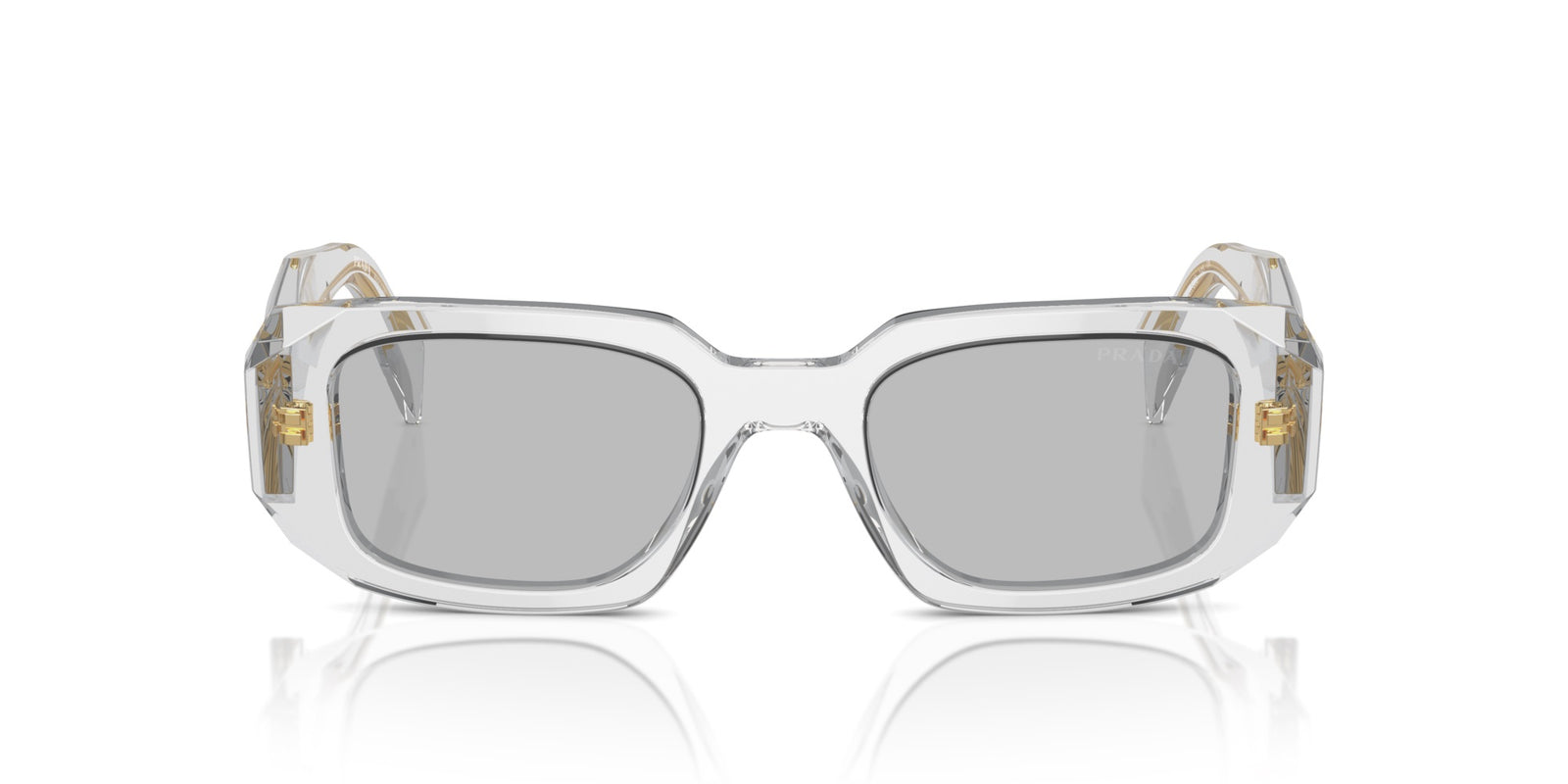 Prada Sunglasses PR17WS 12R30B 49mm Transparent Grey / Light Grey Lens