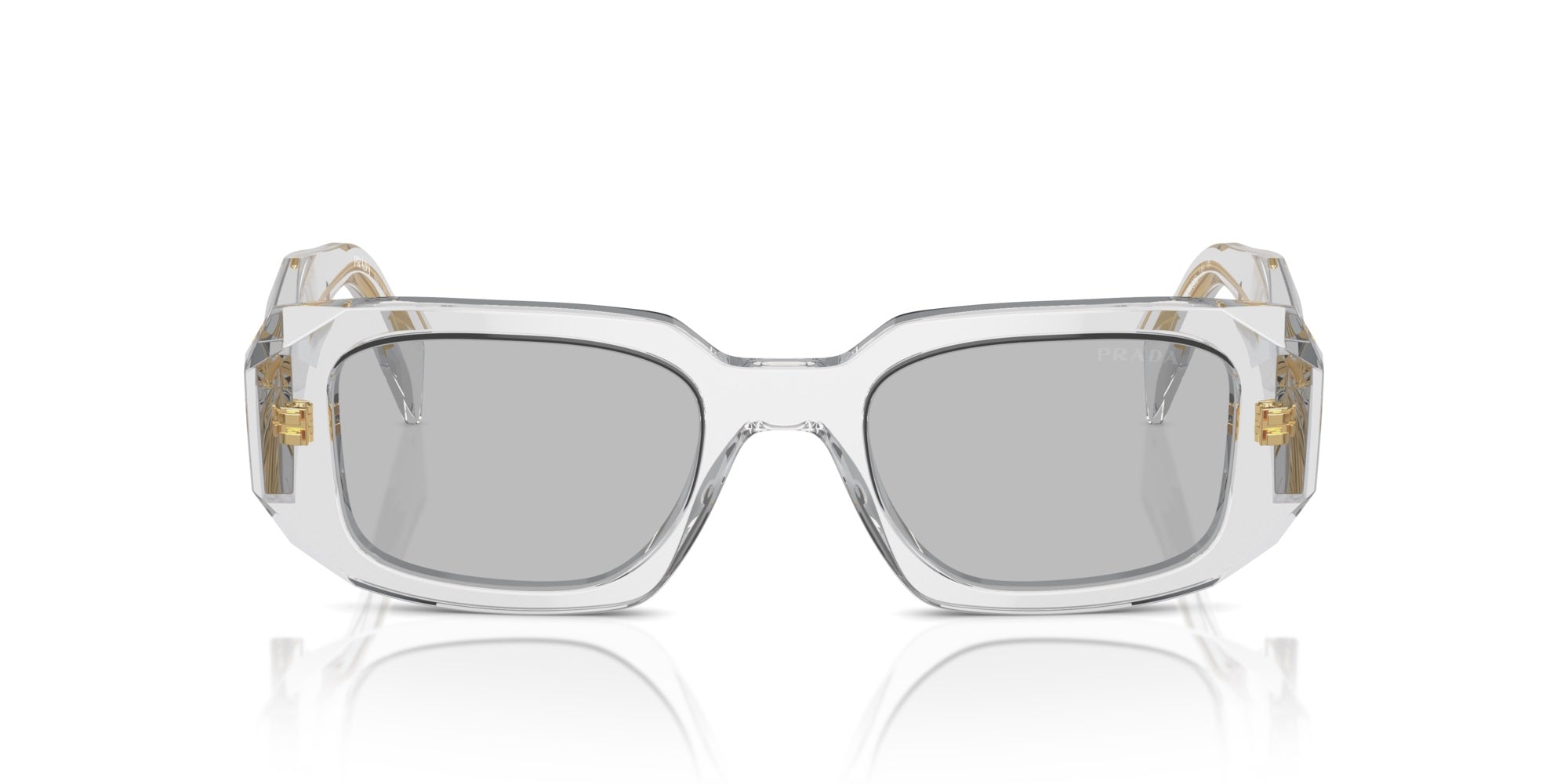 Prada Sunglasses PR17WS 12R30B 49mm Transparent Grey / Light Grey Lens