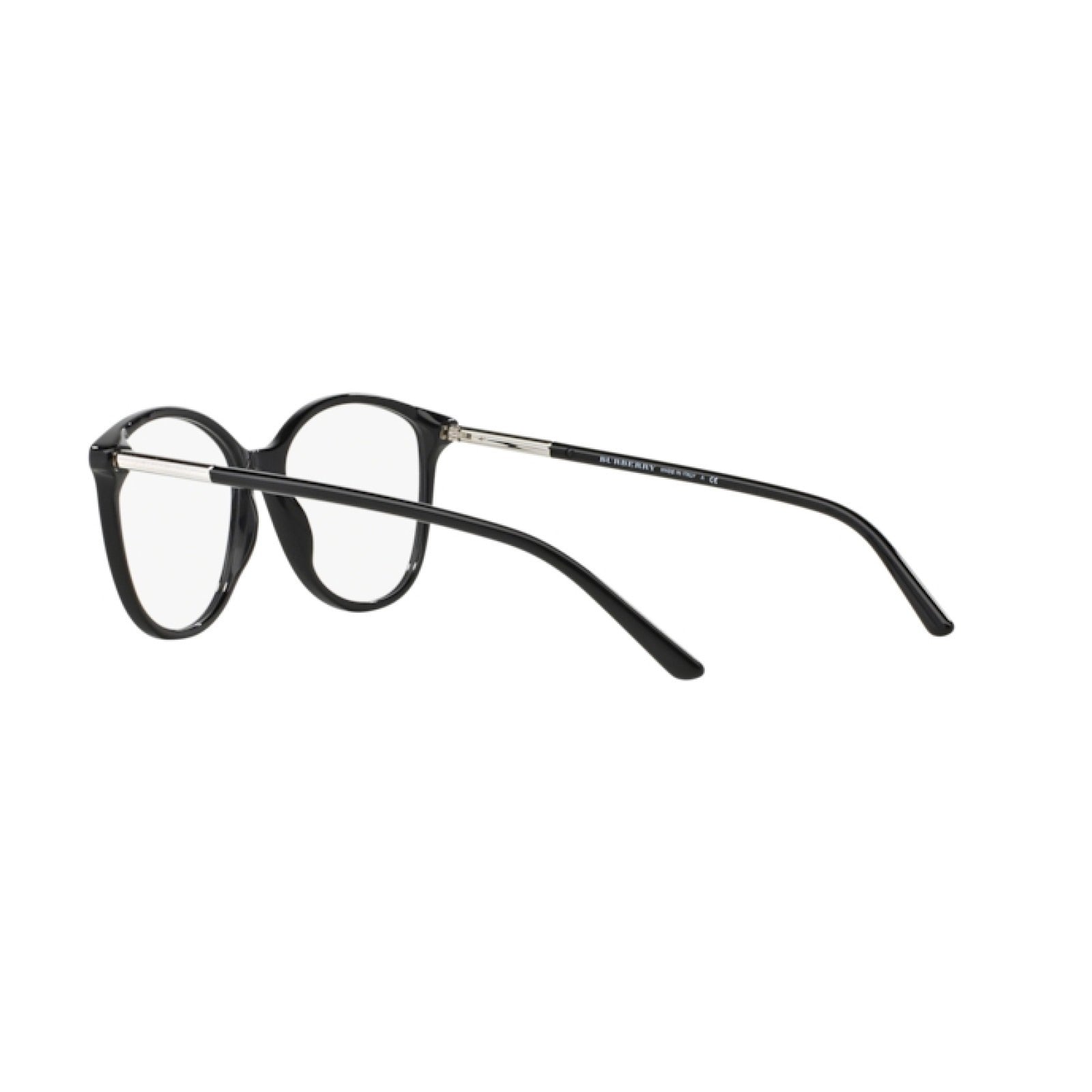 Burberry BE2128 3001 Eyeglasses 52mm Black / Clear Demo Lens