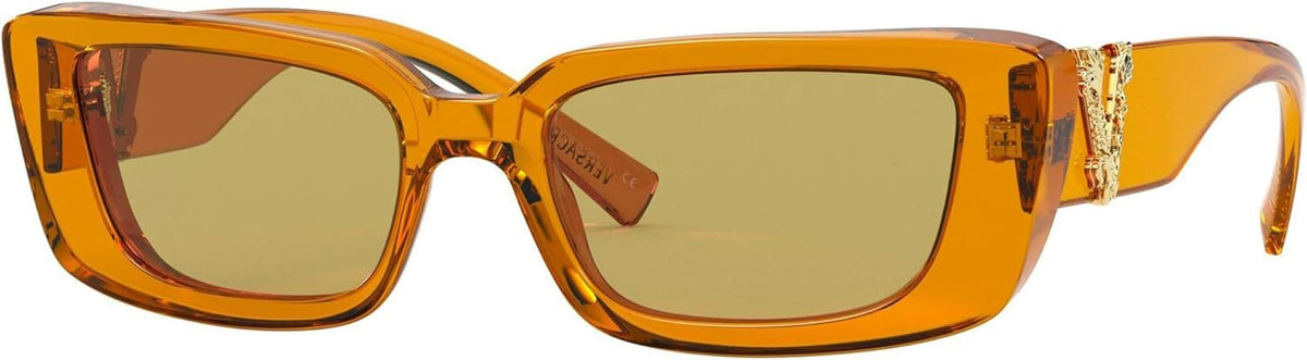 Versace Sunglasses VE4382 53292 52mm Transparent Orange / Green Lens