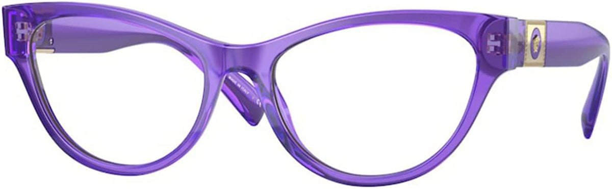 Versace Eyeglasses VE3296 5343 54mm Transparent Violet / Demo Lens