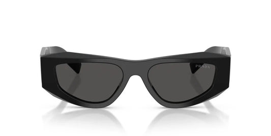 Prada PR B19S 16K08Z Sunglasses 52mm Black / Dark Grey Lens