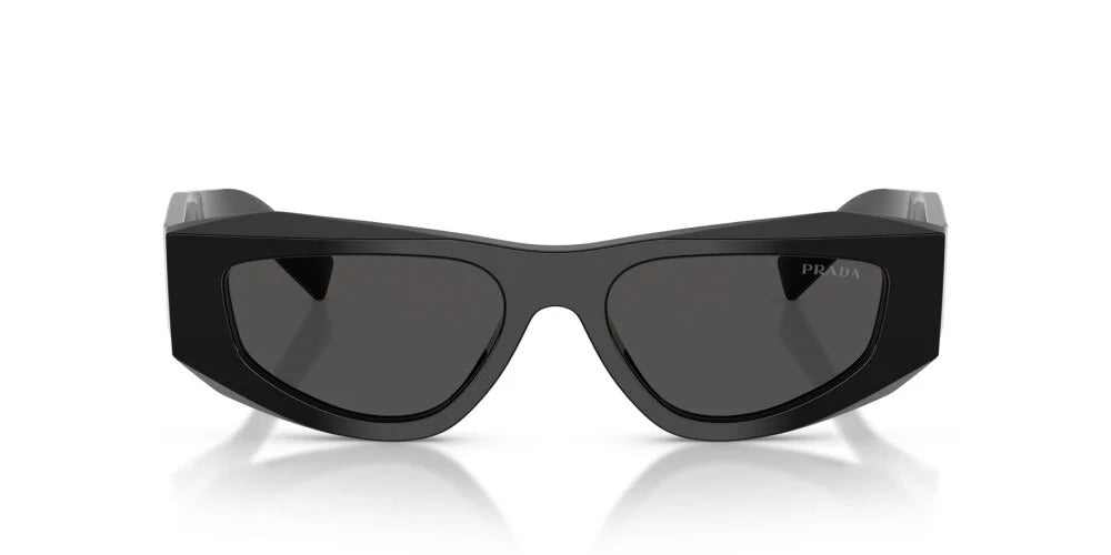 Prada PR B19S 16K08Z Sunglasses 52mm Black / Dark Grey Lens
