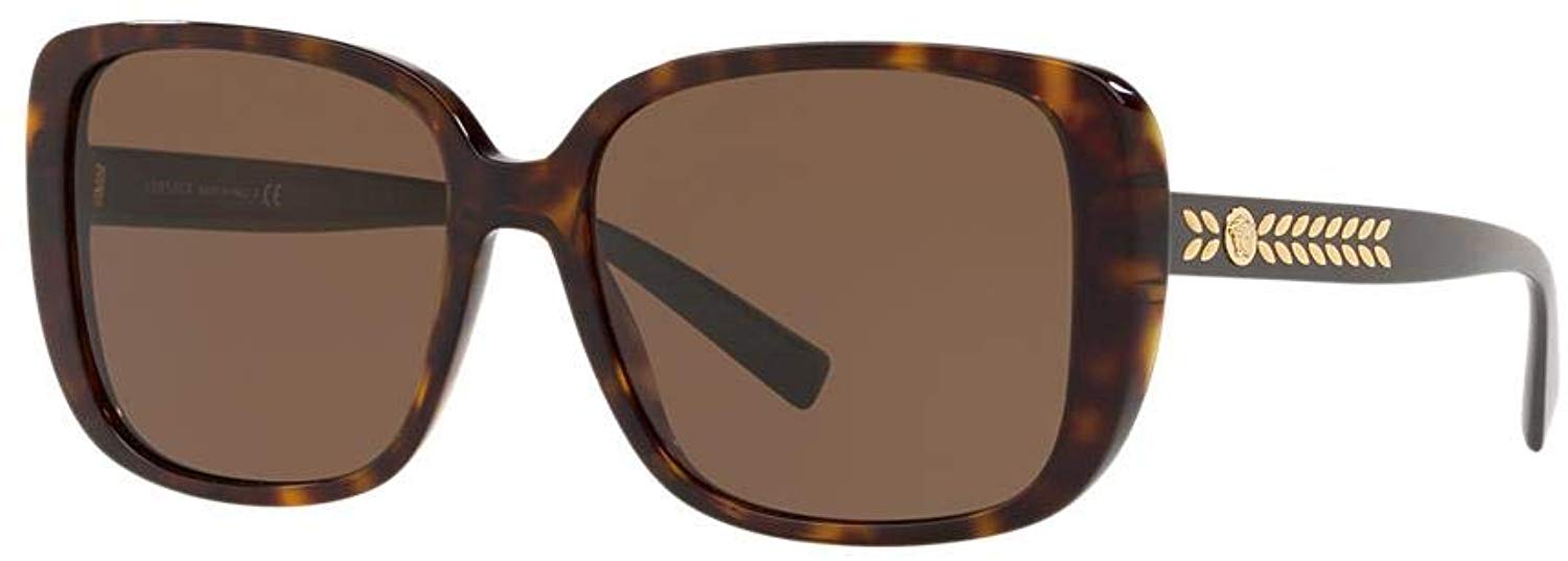 Versace VE4357 108/73 56mm Sunglasses Havana / Brown Lens [56-16-140]