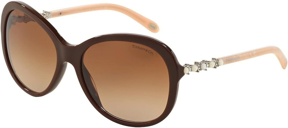Tiffany &amp; Co Sunglasses TF4104HB 81943B 58mm Brown Pink / Brown Lens